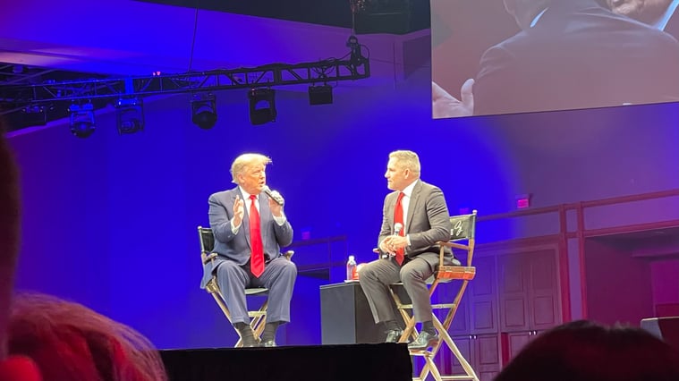Trump talking with Grant Cardone